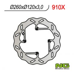 Bremsscheibe NG Brake Disc 260/120/3mm (4 Loch)