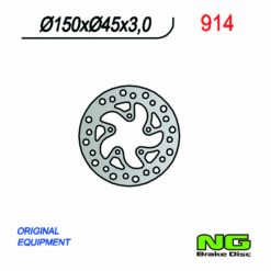 Bremsscheibe NG Brake Disc 150/45/3mm (5 Loch)