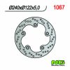 Bremsscheibe NG Brake Disc 240/124/5mm (5 Loch)