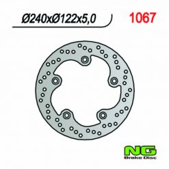 Bremsscheibe NG Brake Disc 240/124/5mm (5 Loch)