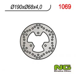 Bremsscheibe NG Brake Disc 190/68/4mm (3 Loch)