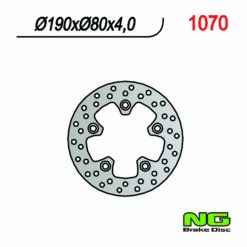 Bremsscheibe NG Brake Disc 190/80/4mm (5 Loch)