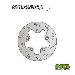 Bremsscheibe NG Brake Disc 210/89/5mm (5 Loch)