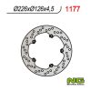 Bremsscheibe NG Brake Disc 226/126/4.5mm (5 Loch)