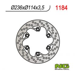 Bremsscheibe NG Brake Disc 236/114/3.5mm (6 Loch)