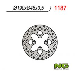 Bremsscheibe NG Brake Disc 190/48/3.5mm (4 Loch)