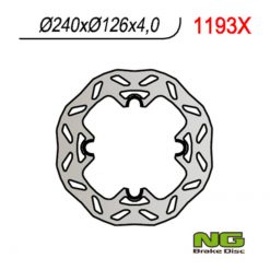 Bremsscheibe NG Brake Disc 240/126/4mm (4 Loch)
