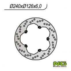 Bremsscheibe NG Brake Disc 240/126/6mm (5 Loch)