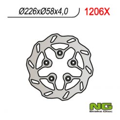 Bremsscheibe NG Brake Disc 226/57/4mm (5 Loch)
