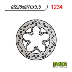 Bremsscheibe NG Brake Disc 226/70/3.5mm (5 Loch)