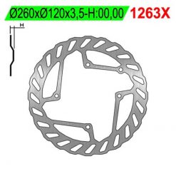 Bremsscheibe NG Brake Disc 260/120/3.5mm (4 Loch)