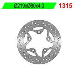 Bremsscheibe NG Brake Disc 219/80/4mm (5 Loch)