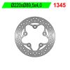 Bremsscheibe NG Brake Disc 220/89.5/4mm (5 Loch)