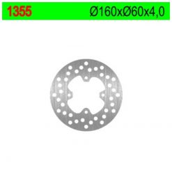 Bremsscheibe NG Brake Disc 160/60/4mm (4 Loch)