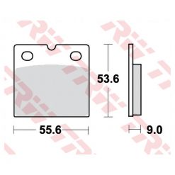 Bremsbeläge TRW-Lucas MCB819 Semi-Metal