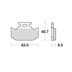 Bemsbelag Lucas MCB625SI Sinter Offroad