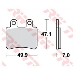 Bremsbeläge Lucas (wie 800080)