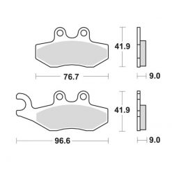 Bremsbeläge Lucas MCB744 Standard (Paar)