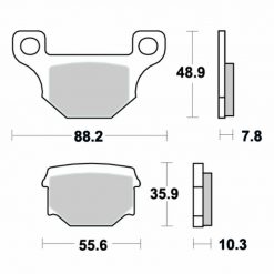 Bremsbelag Lucas MCB765 Standard (Paar)