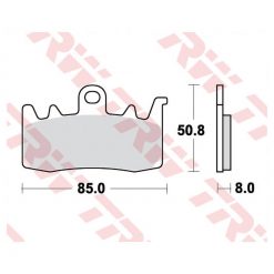 Bremsbelag Lucas MCB856SV Sinter vorne