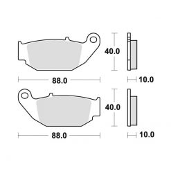 Bremsbelag Lucas MCB867SI Sinter Offroad