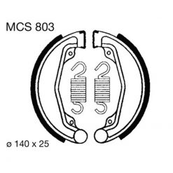 Bremsbacken Lucas MCS 803 (140 x 25mm)