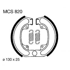 Bremsbacken Lucas MCS 812 (130x20mm)