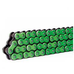 Kette 520 Esjot MX 520 HRT 118L, Motocross, ohne O-Ring, grün