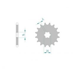 Ritzel Yamaha 428/14Z