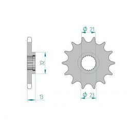 Ritzel Yamaha 428/15Z