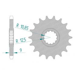 Ritzel Yamaha 428/19Z