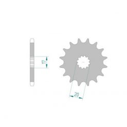 Ritzel AM6 428/11Z PBR