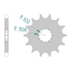 Ritzel AM6 428/12Z  PBR