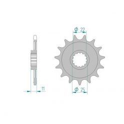 Ritzel Aprilia 520/16Z