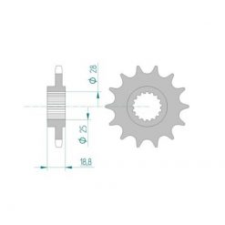 Ritzel Aprilia,BMW 525/16Z