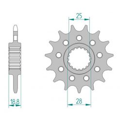 Ritzel Aprilia 520/15Z