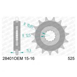 Ritzel AFAM 525/15Z mit Gummi