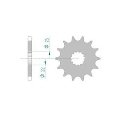 Ritzel Cagiva,Hyos,Kawa,Suzu 525/14Z