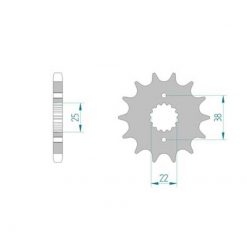 Ritzel Cagiva 530/14Z