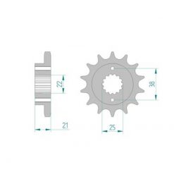 Ritzel Cagiva 530/15Z