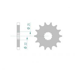 Ritzel Cagiva 530/18Z