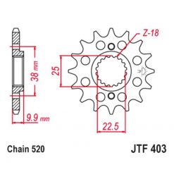 Ritzel BMW, Husqvarna 520/15Z