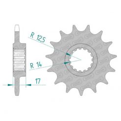 Ritzel Ducati 520/14Z