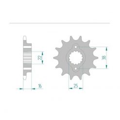 Ritzel Ducati 520/14Z
