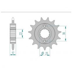 Ritzel Ducati 520/15Z