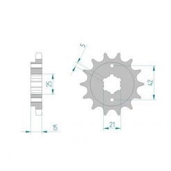 Ritzel Ducati 530/15Z