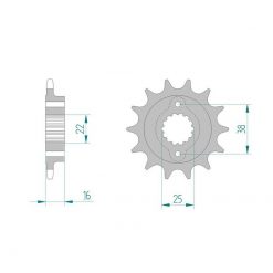 Ritzel Ducati 520/15Z