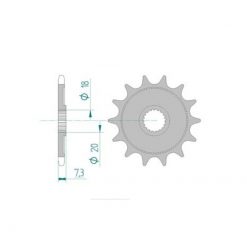 Ritzel Honda 520/13Z