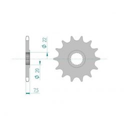 Ritzel Honda 520/14Z