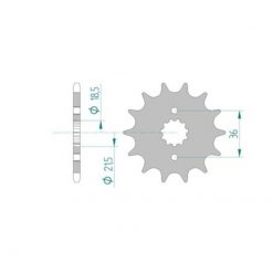 Ritzel Honda 520/13Z